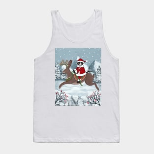 Santa Claws on a Jackalope Full Tank Top